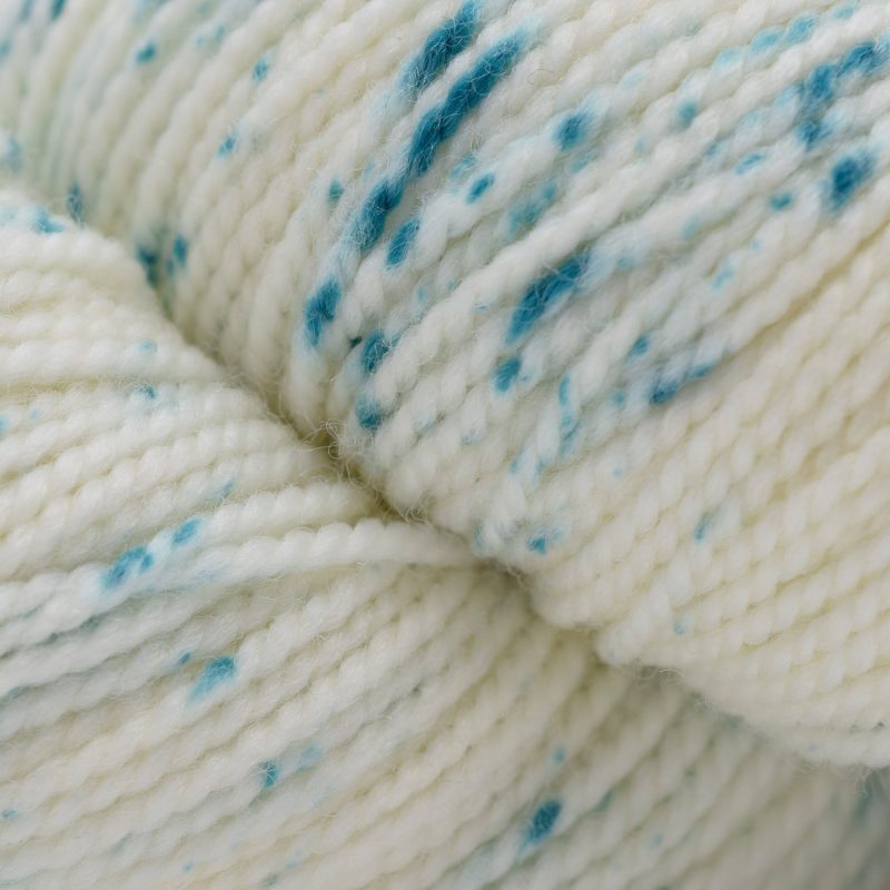 yarn bibi yarn bibi twist teal light speckled 179838