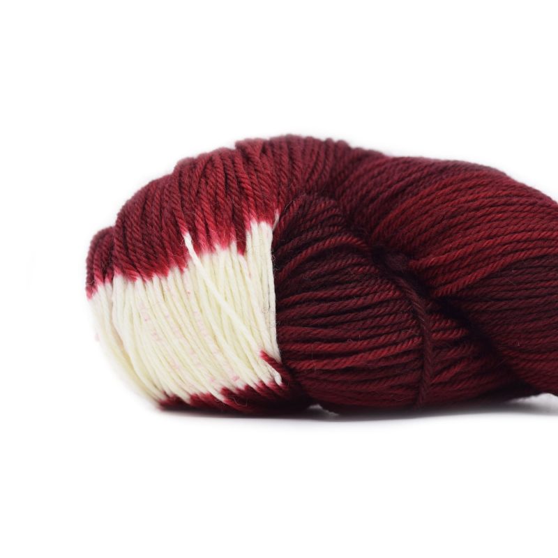 yarn bibi yarn bibi dk sock red velvet drop 919586