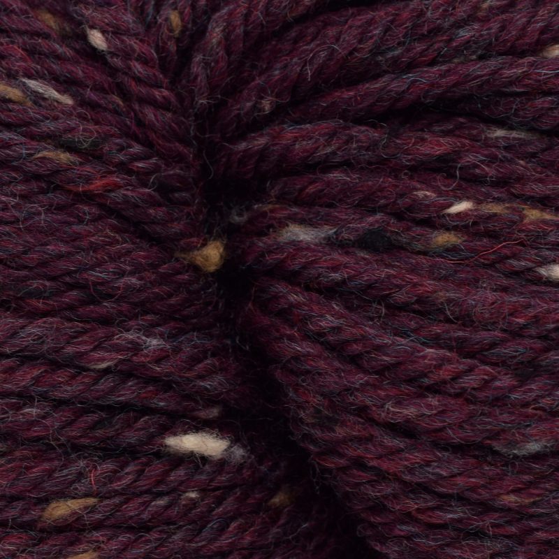 yarn blue sky fibers woolstok tweed 3311 plum brandy bsf 3311 415148