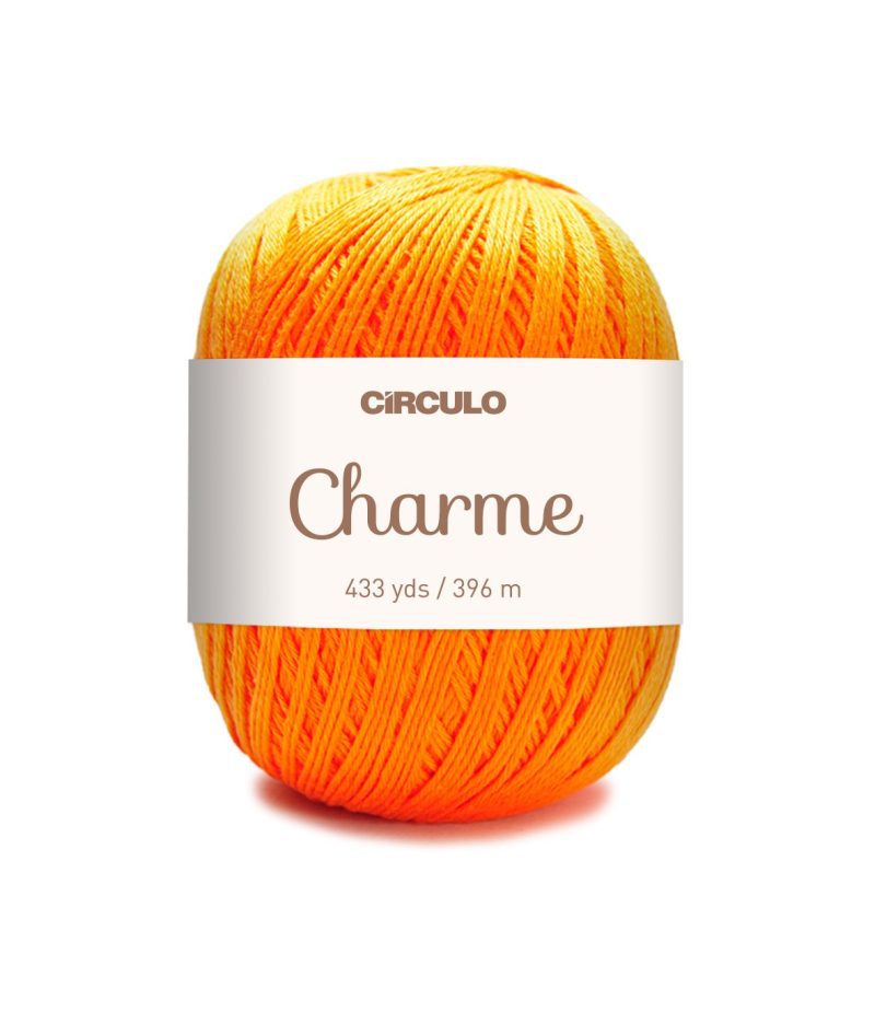 yarn circulo yarns charme 4456 orange 299376