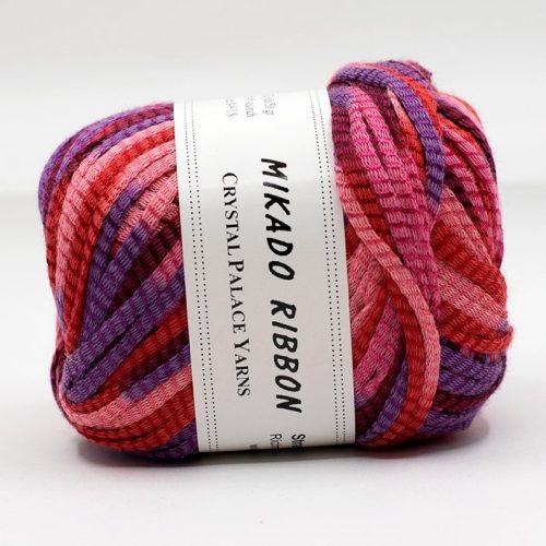 yarn crystal palace mikado ribbon multi red orchid 9537 49710122 301711