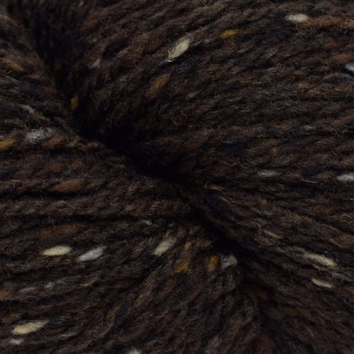 yarn kelbourne woolens lucky tweed 207 chocolate 122885