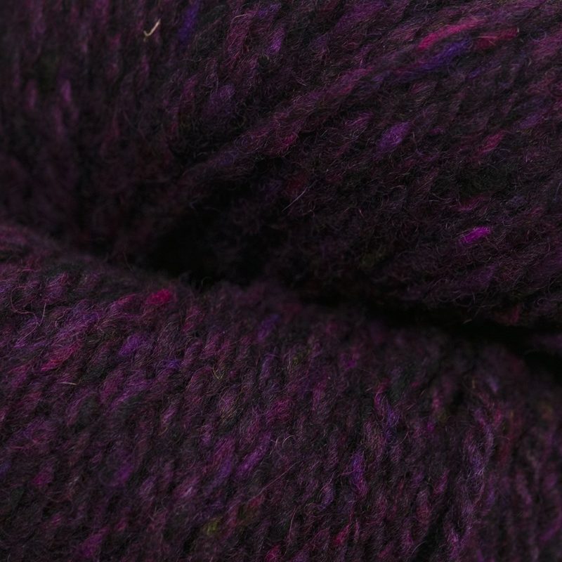 yarn kelbourne woolens lucky tweed 602 mulberry 8106550310650 710987