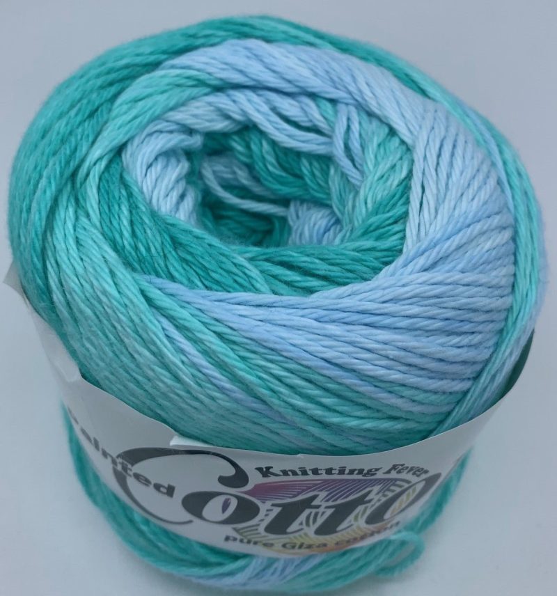 yarn knitting fever painted cotton 6 coppacabana 841275130142 423192