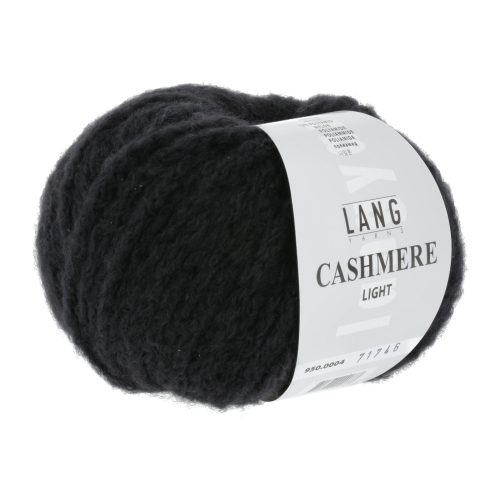 yarn lang cashmere light 4 black 7611862200687 939177