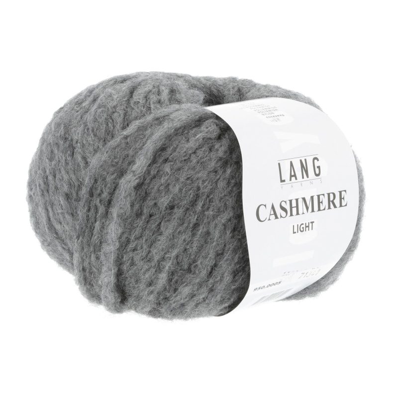 yarn lang cashmere light 5 medium grey 7611862200700 750839