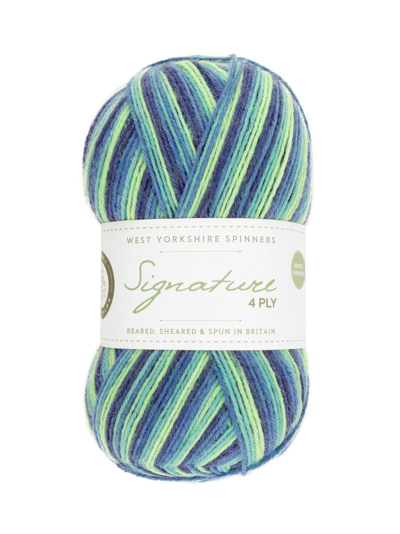 yarn west yorkshire spinners signature 4 ply 831 blue lagoon 5053682068313 628964